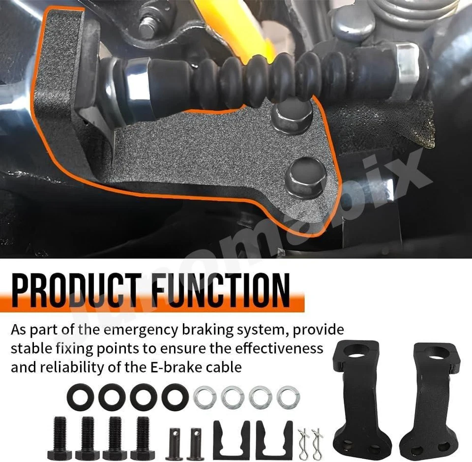 Kit de soportes de cable de freno E disco trasero para Honda Integra CRX Del Sol Civic 90-21 Foto 3 de 4