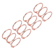 1.18" Dia 3-Rings Book Rings, 4 Pack Metal Binder Rings, Rose Gold