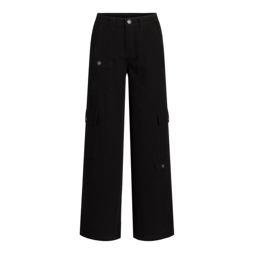 Madden NYC Womens Loose Fit Cargo Pants 31 Inseam Black Beauty Size L (12-14) - 第 5/7 張圖片