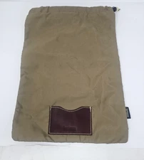 Hartmann Dust Bag Tan Small Drawstring Storage Travel Accessory Pouch