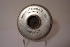 Original Antique Marked American Electric Transmitter with a Beveled Edge