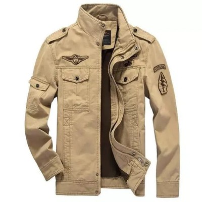 Chaqueta Militar Para Hombre Abrigo De Fuerza Aerea Moda Invierno Primavera Otoñ