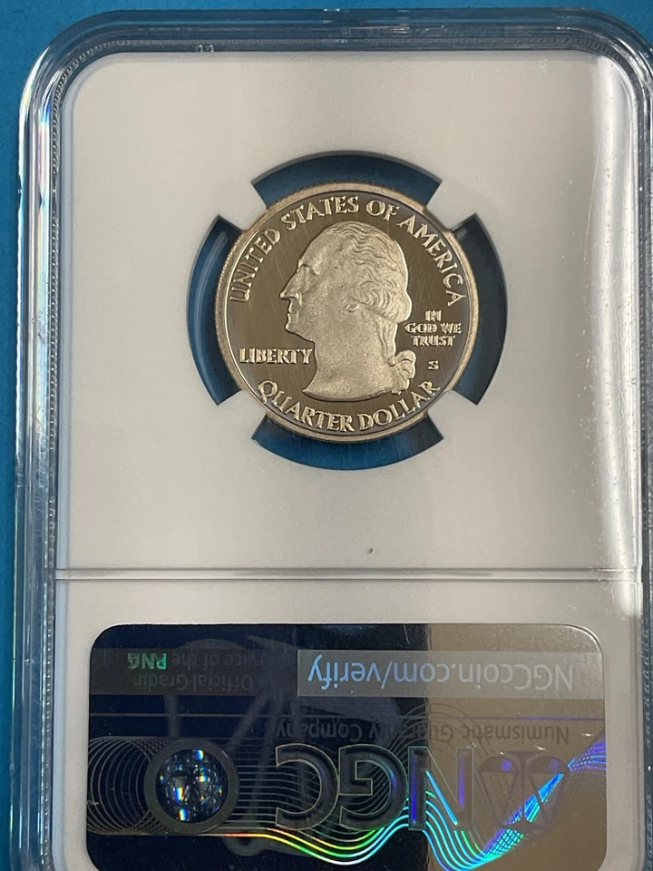 2009S 25c Territories Quarter District of Columbia NGC PF69 Ultra Cameo - Image 2 of 2