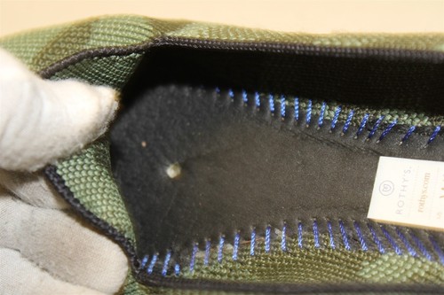 Rothy's Olive Camo Textile The Loafer Flats Womens 8 38.5 Comfort Travel Shoes - Picture 15 of 24