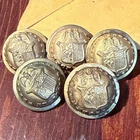 5 Post Civil War New York Coat Buttons