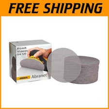 Professional Grade 6" Grit 320 Sanding Pads, 50pcs