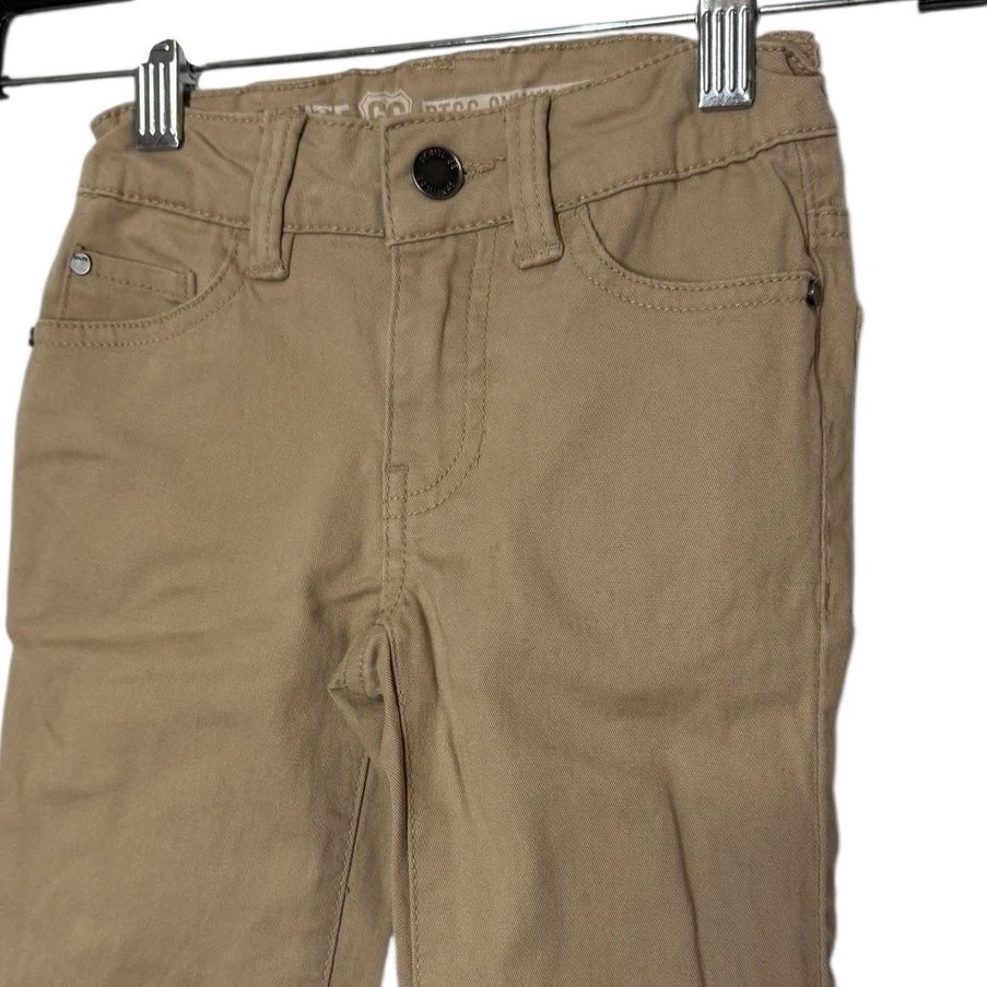 ROUTE 66 卡其色紧身牛仔裤儿童 7S 码 — 第 3/4 张图片