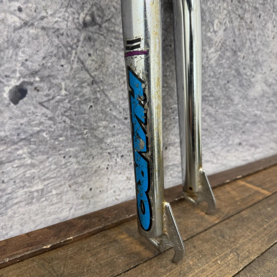 Garfo BMX Vintage Haro Group 1 Polegada Cromado Roscado 20 Old School Corrida Azul - Imagem 4 de 4