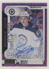 2018-19 O-Pee-Chee Platinum Rookie Autos Violet Pixels Sami Niku #R-SN Auto 1ra