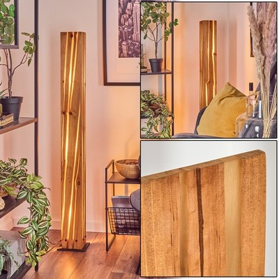 HOFSTEIN Gaden Stehlampe Standleuchte Standlampe Stehleuchte Bodenlampe Holz