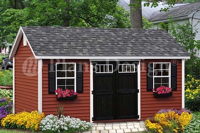 Material List Included Storage Shed Building Plans 14 X 16 Reverse Gable Roof Style Design D1416g Woodworking Project Plans Kits Tools Home Improvement Rayvoltbike Com