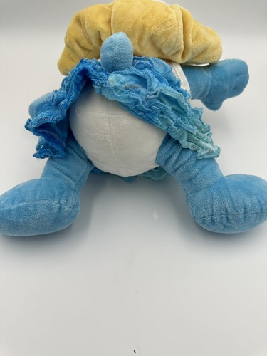 Build a Bear Smurfette Original Plush Stuffed 18” Smurf Girl 2011 Smurfs Movie - Picture 10 of 12