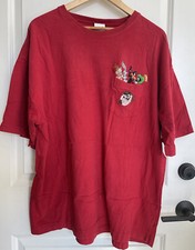 Warner Bros. Studio Store Vintage 1996 Bugs Bunny  Taz Pocket T Shirt Size XXL