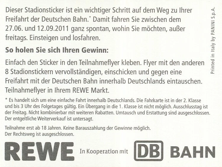 03 FRAUEN WM STADION BOCHUM # EXTRA CARD REWE WOMEN WORLD CUP GERMANY 2011 - Photo 2/2