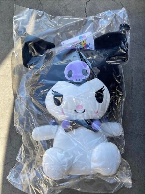 Original Hello Kitty Sanrio Kuromi Plush Backpack 16''×11'' Stuffed Doll NWT 