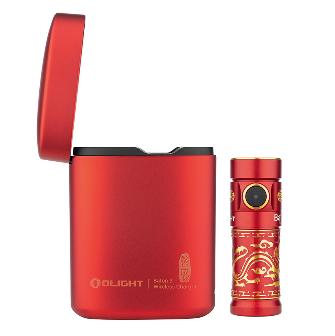 OLIGHT Baton 3 Premium - Dragon & Phoenix Limited Edition LED