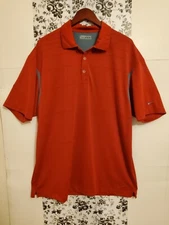 Nike Golf Fit-dri Men's XL Red Short Sleeve Polo