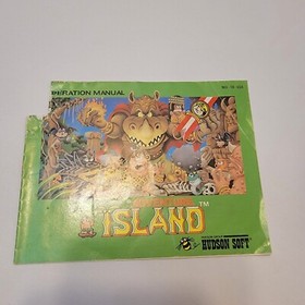 Hudson's Adventure Island - Nintendo NES Cartridge Authentic Tested with Manual