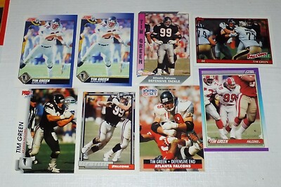 TIM GREEN - Defensive End -  Atlanta Falcons - 8 Card Assorted Lot  **You Pick**