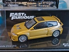 HONDA CIVIC EG,FAST & FURIOUS, ALTAYA, DIE CAST 1:43 NEW AND SEALED