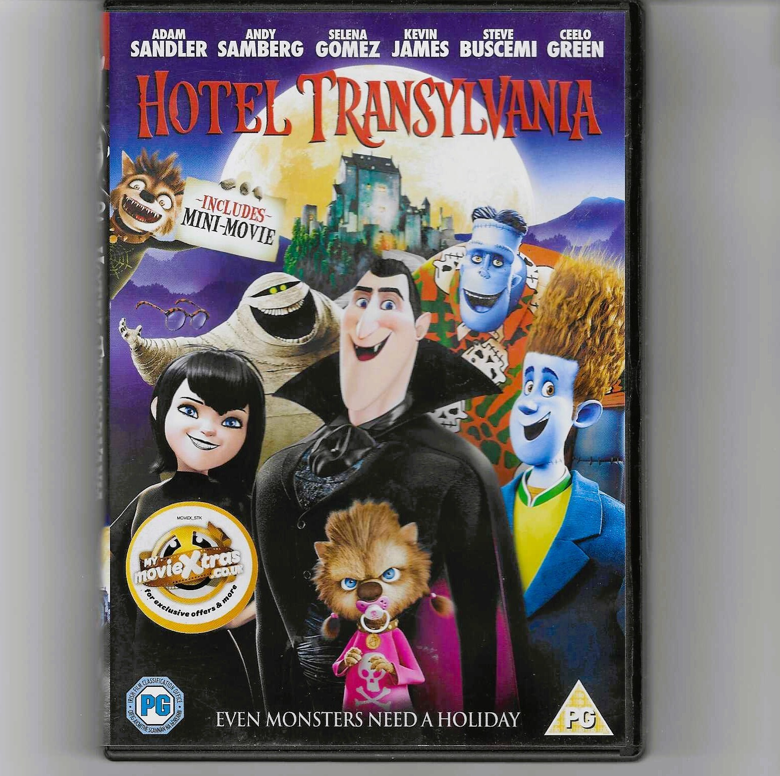 Hotel Transylvania DVD 2012 Film Rated PG Animated Comedy Family 88 Minutes Used
