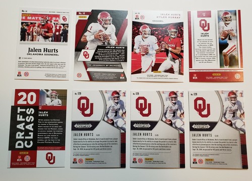 2020 Panini Prizm Draft Picks Jalen Hurts Chronicles Contenders Rookie RC Lot - Picture 4 of 8