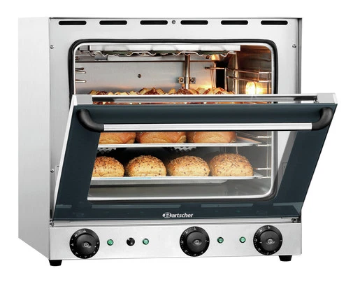 Bäckereiofen Backofen Edelstahl mit Wasserdampf und Grill Brötchen Brot backen - Bild 4 von 4