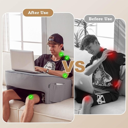 Lap Desk, Gaming Pillow, Laptop Stand, Laptop Desk Pillow, Couch Reading Pill... - Afbeelding 5 van 7