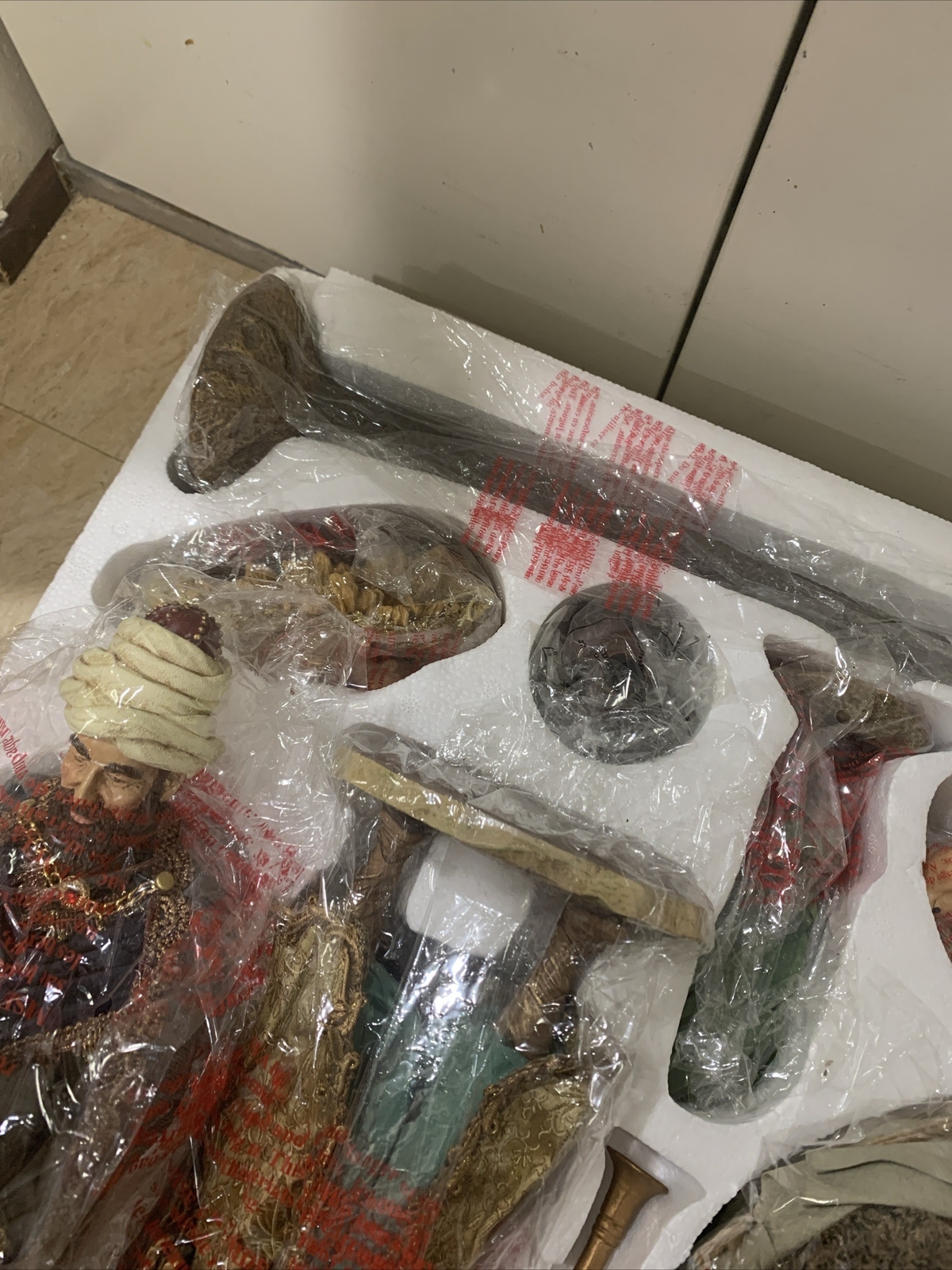 Kirkland Signature 20 Piece Nativity Set Fabric Mache Complete 404603