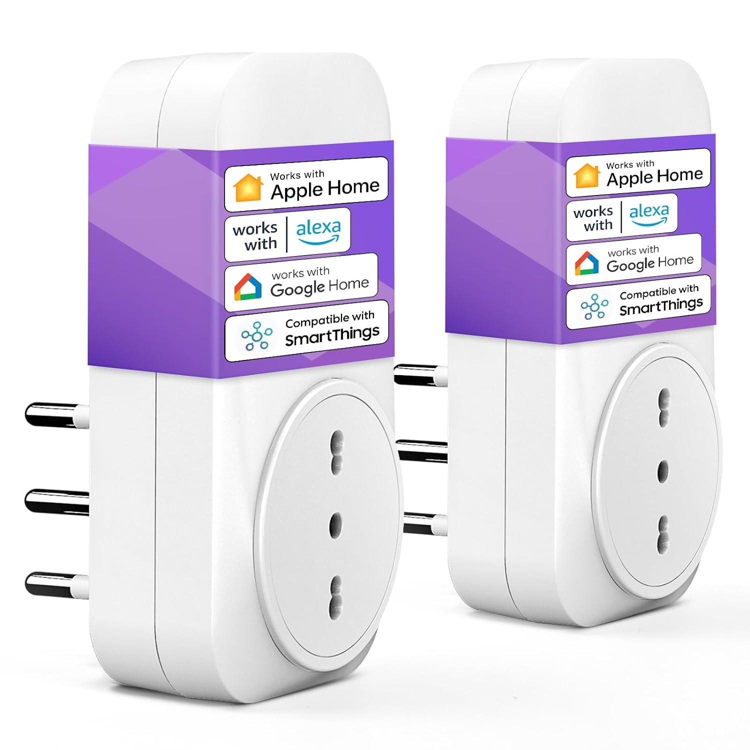 2 Prese Smart Italiane Homekit e Alexa - Risparmio Energetico WiFi