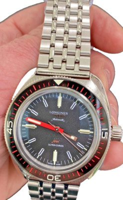 Longines Ultrachron automatic n.o.s. Diver cassa 43mm calibro L836 w.r.30mt