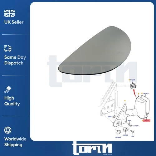 For Ford Transit Wing Mirror Blind Spot Mirror Glass Right Driver Side 4458055