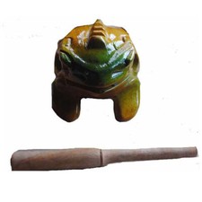 Fair Trade Vietnamese Hardwood Wood Frog Rasp Block Guiro wood wooden scraper