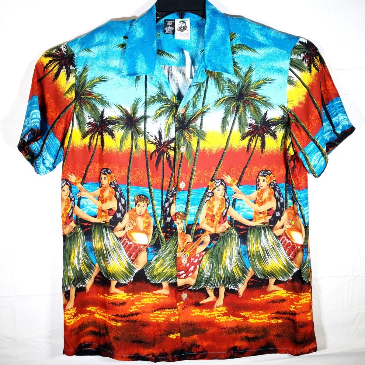 KENNINGTON 80年代 虎柄 Aloha Shirt Skater Shirt Surfer Shirt 1980 Hawaiian Shirt Kennington