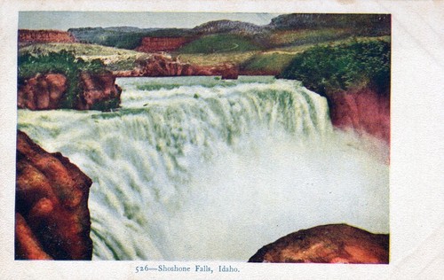 Idaho Shoshone Falls Vintage Postcard - 第 1/2 張圖片