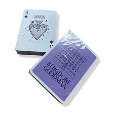 $85 Purling London Purple Bergdorf Goodman Playing Cards Deck Set of 2