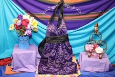 Snap Womens Purple Cocktail Slim Sheath Sundress Size 5 Party dress retro classi