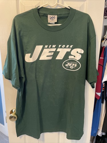 Wayne Chrebet New York Jets Football Lee Sport Men’s Green Shirt Size XL NWT - 第 2/3 張圖片