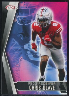 2022 SAGE Low Series Chris Olave Rookie New Orleans Saints RC #8