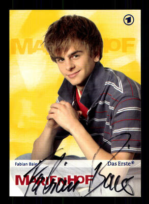 Fabian Baier Marienhof autograph card original signed # BC 85580
