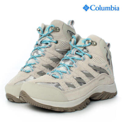 Columbia Women Crestwood Mid WP Hiking Boots Light Cloud/Sea Wave BL5371-020