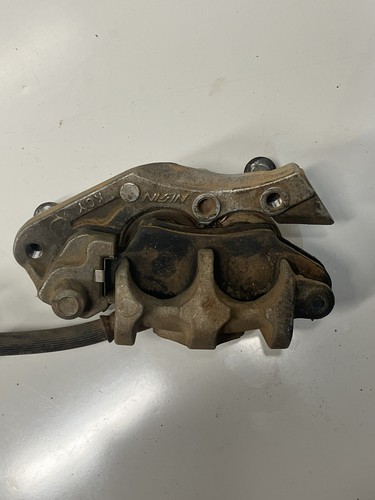 Honda CRF150F 2003 OEM pinza de freno delantera cilindro maestro manguera Nissan funcionando - Imagen 13 de 14