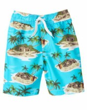 NWT Gymboree Boy SWIM SHOP Tropical Island Swim Suit Size 3