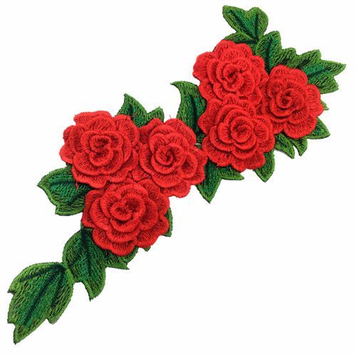 3D Flower Patches Floral Embroidery Applique Clothing Appliques Crafting Decor - Picture 30 of 33