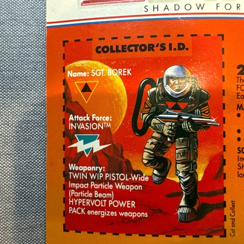 StarCom Sgt. Borek 1986 Magna Lock Action Figure Coleco Vintage Magnetic - Picture 13 of 14