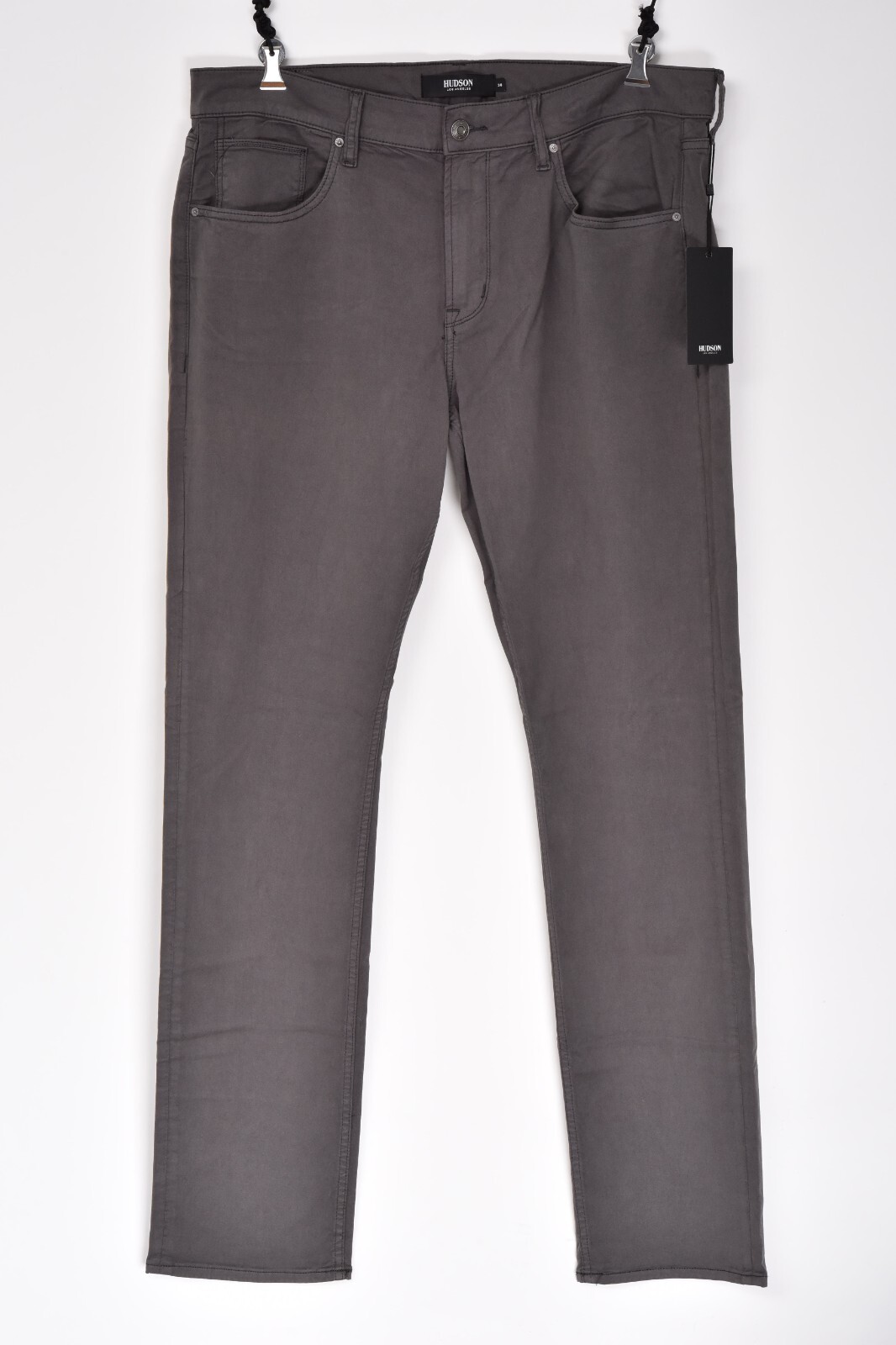 Новые джинсы Hudson Los Angeles Blake Slim Прямые серые из саржевого денима 54-38, Новая Зеландия, 185 долларов США
