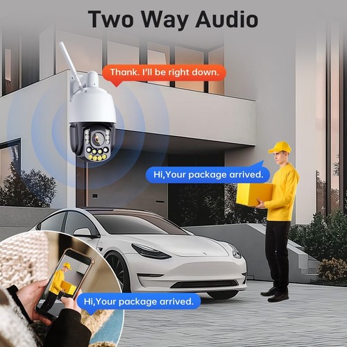 Microseven 8MP 4K 30X POE+,Wi-Fi IP Camera Outdoor PTZ Dome Home Security Camera - Picture 10 of 18