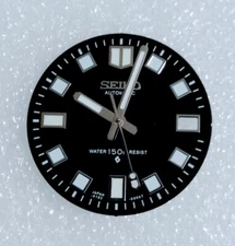 SILVER 6105 STYLE HANDS FOR SEIKO MOVEMENT NH35 NH36 7002 7S36 7S26.. WHITE LUME