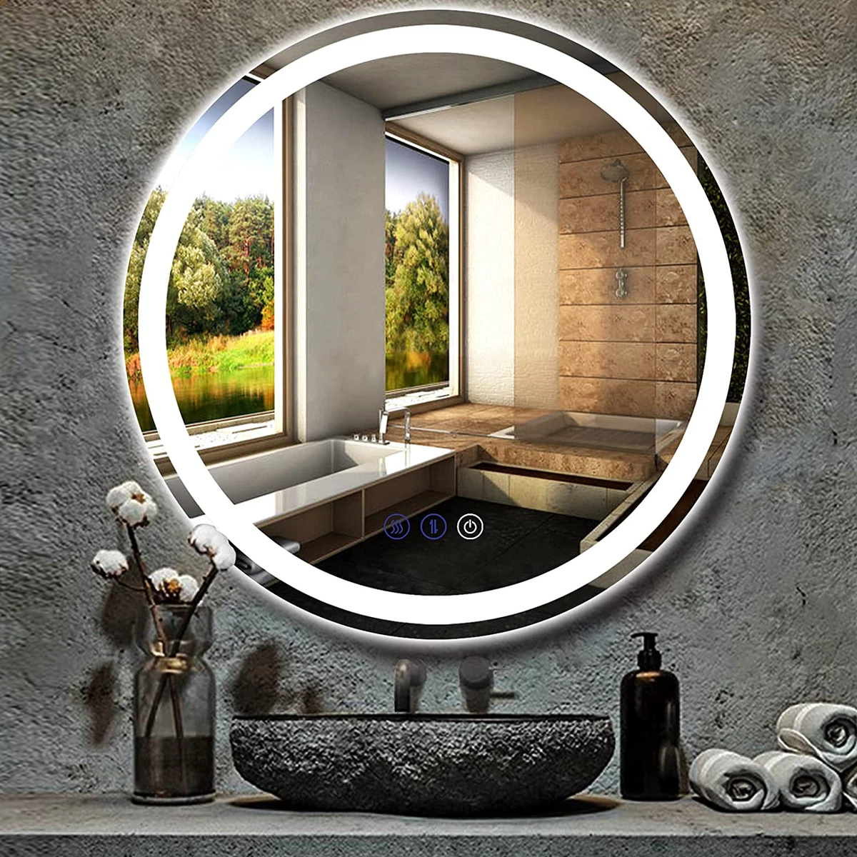 24 inch vanity 2024 mirror with lights