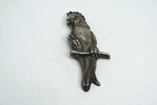 Vintage Old Mexico Silver Large Quetzal Bird Brooch 